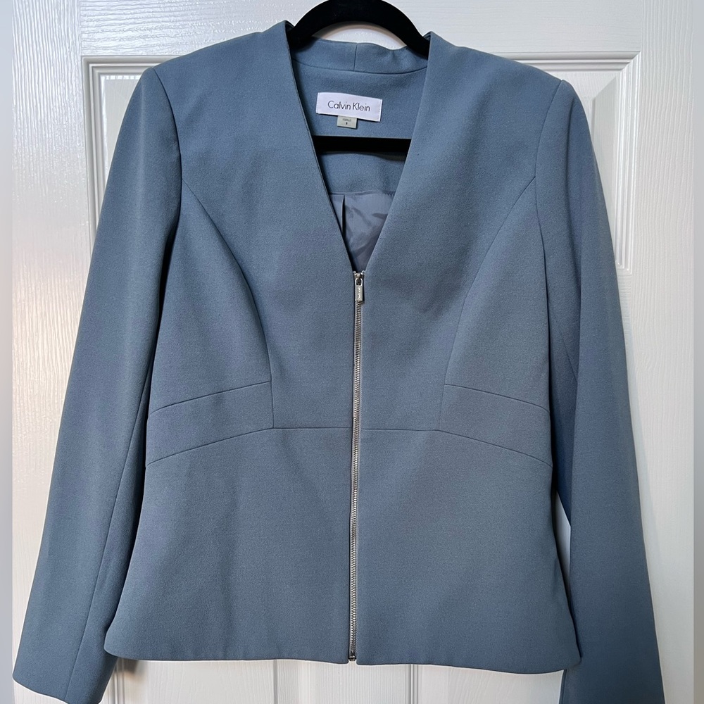 Blue Calvin Klein blazer